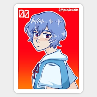 Rei Ayanami Sticker